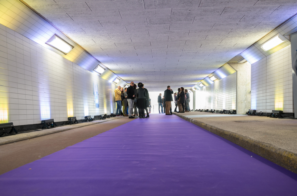 Lightronics opening tunnel in Weesp Lightronics opening tunnel in Weesp