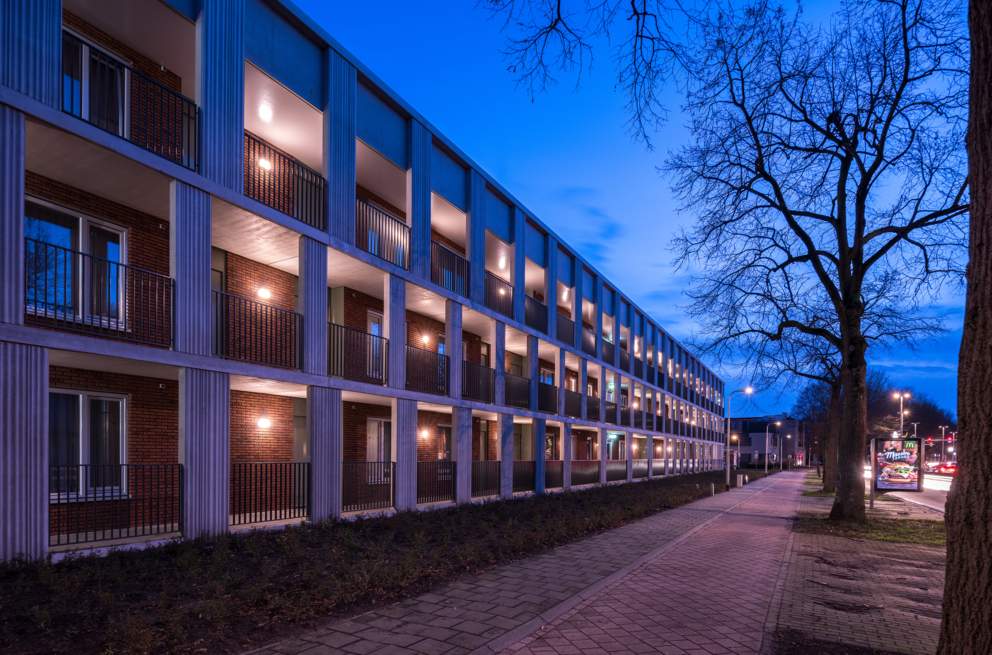 Lightronics GEO armaturen in een zorgcomplex in Tilburg