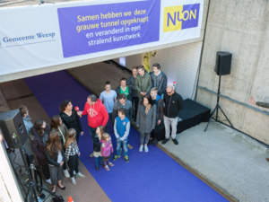 Lightronics opening tunnel in Weesp