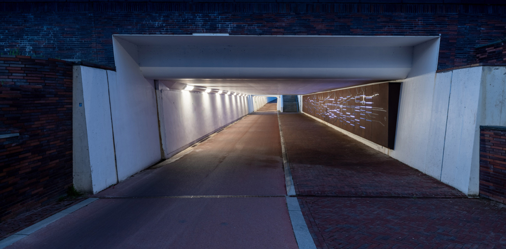 Lightronics armaturen in tunnels en onderdoorgangen
