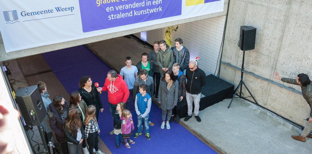 Lightronics opening tunnel in Weesp