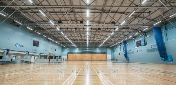 Lightronics armaturen Toepassing Sporthal