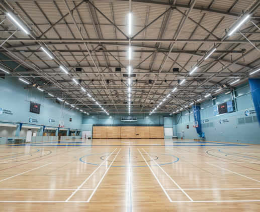 Lightronics armaturen Toepassing Sporthal Lightronics armaturen Toepassing Sporthal