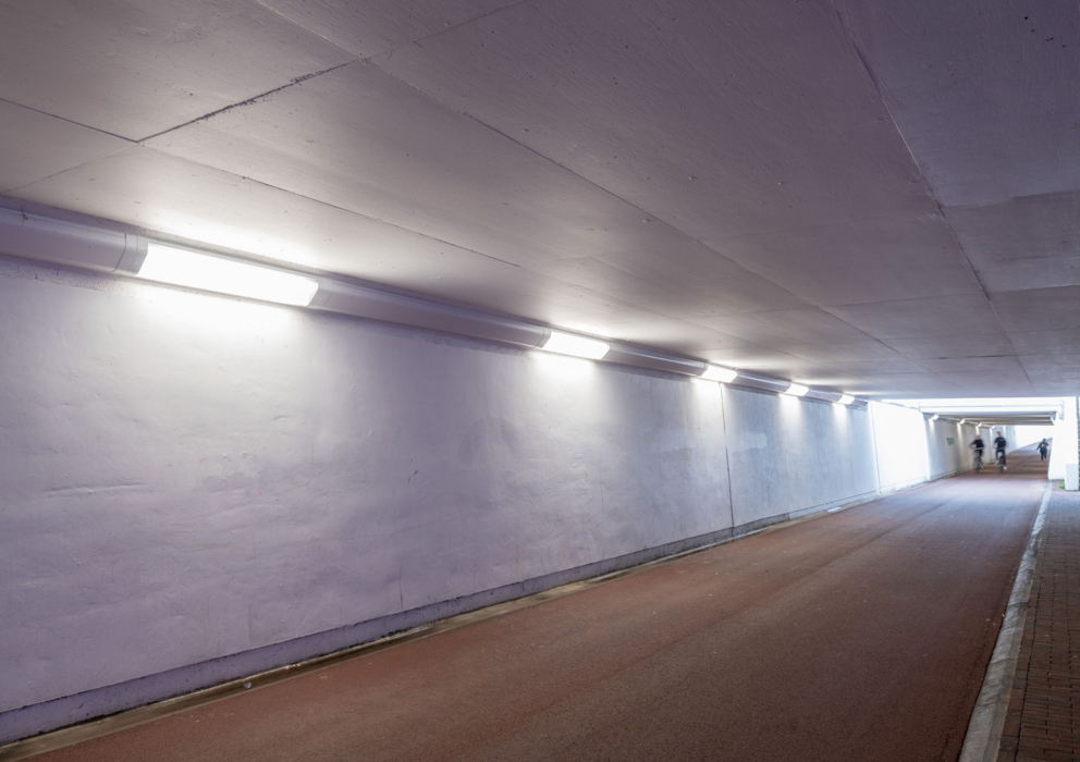 Lightronics armaturen in tunnels en onderdoorgangen