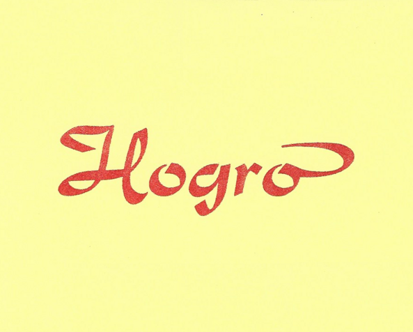 Historie Hogro Logo Historie Hogro Logo